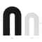 Black & White Geometric Layered Arch Sculpture Set